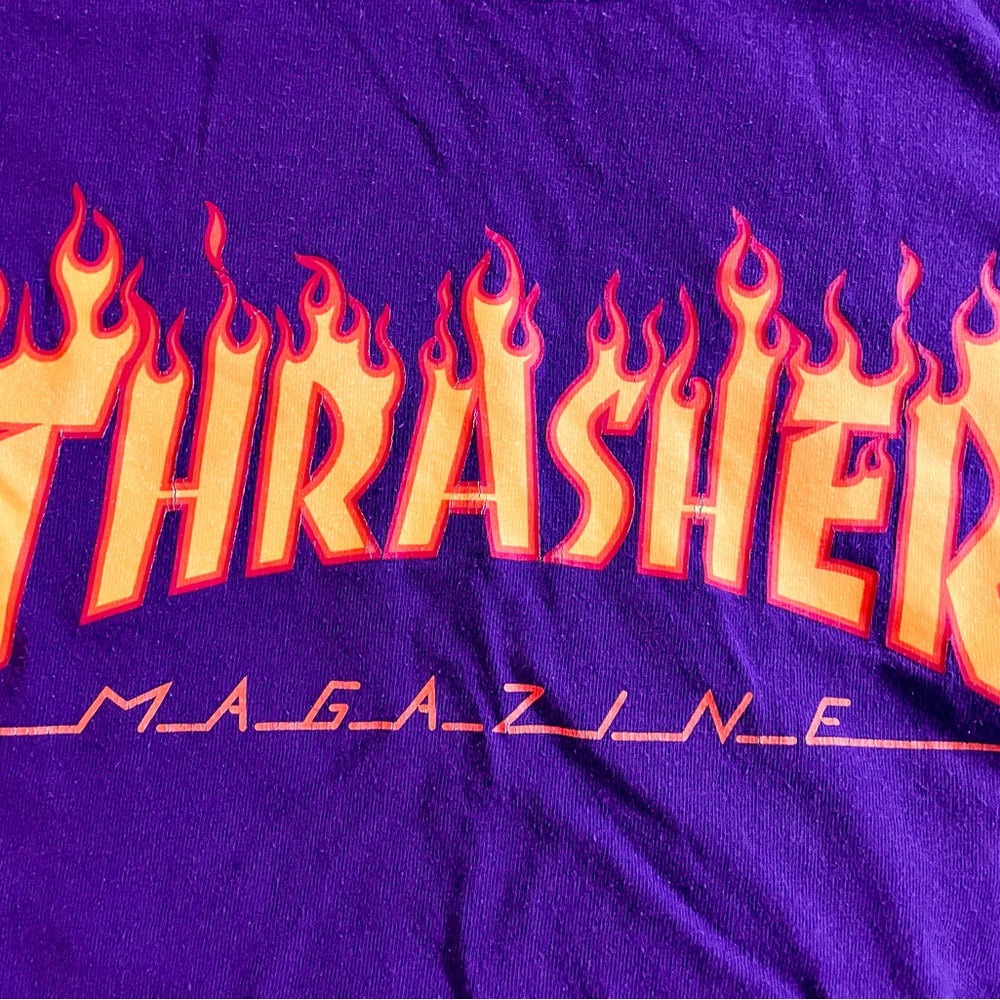 Thrasher Purple Graphic Tee